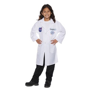 Underwraps Kids' Rocket Scientist Lab Coat Costume - 1 of 2