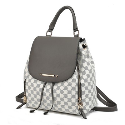MKF Collection Kimberly Backpack Circular Print Tote Bag by Mia K