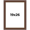 PosterPalooza | Traditional Brown Picture Frame - UV Acrylic, Foam Board Backing, Hanging Hardware - 2 of 4