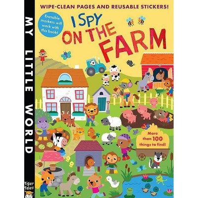 Stickers-I Spy On The Farm - By Litton Jonathan (Paperback)