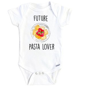 Italian Pasta Onesie® Baby Boy Girl Clothes Infant Bodysuit Funny Cute Newborn GS1 - 1 of 3