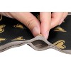 Allegra K Women's Silky Ribbon Heart Print Skinny Scarves Long Hairband Handbag Wrap 10x96cm/4x38" 1 Pc - 4 of 4