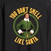 Men's - ELF - Christmas You Don't Smell Like Santa Long Sleeve Graphic T-Shirt - 2 of 4
