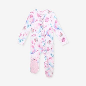 Infant Sweeties Footie Ruffled Zippered One Piece - Posh Peanut - 1 of 3