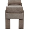 Meridian Furniture,Stefano Polyester Fabric Bench - 4 of 4