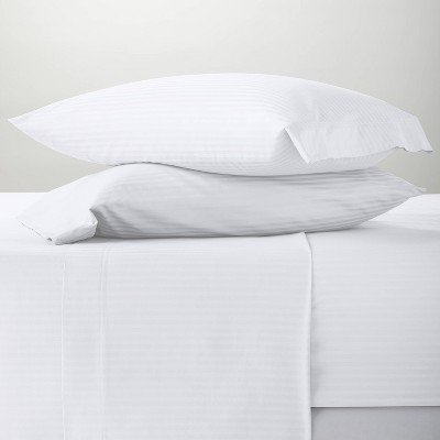 Threshold 400 Thread Count Cotton Sateen Damask 6-Piece Sheet Set