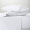 400 Thread Count Damask Solid Sheet Set - Threshold™  - image 2 of 3