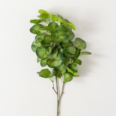 Sullivans Artificial 36" Green Ivory Leaf Spray