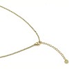 Dainty Flower Pendant Necklace 14K Gold Plated Feminine Jewelry - 4 of 4