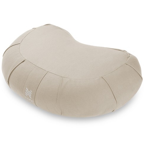 Node Fitness Zafu Meditation Cushion, 17 Crescent Yoga Bolster Pillow :  Target