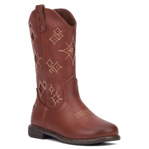 Olivia Miller Girl's Toddler Cowboy Western Boots - 1 of 4