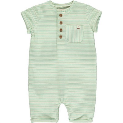 Gender Neutral Boy's Camborne Henley Romper - ME & HENRY
