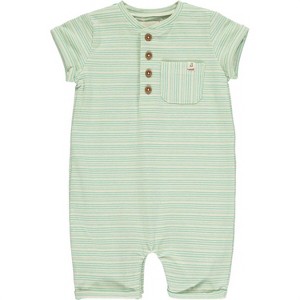 Gender Neutral Boy's Camborne Henley Romper - ME & HENRY - 1 of 3