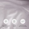 3 Piece Brushed Cotton Duvet Cover Set - Washed for Extra Softness - 100% Long Staple Sateen Weave Cotton - Becky Cameron - 4 of 4