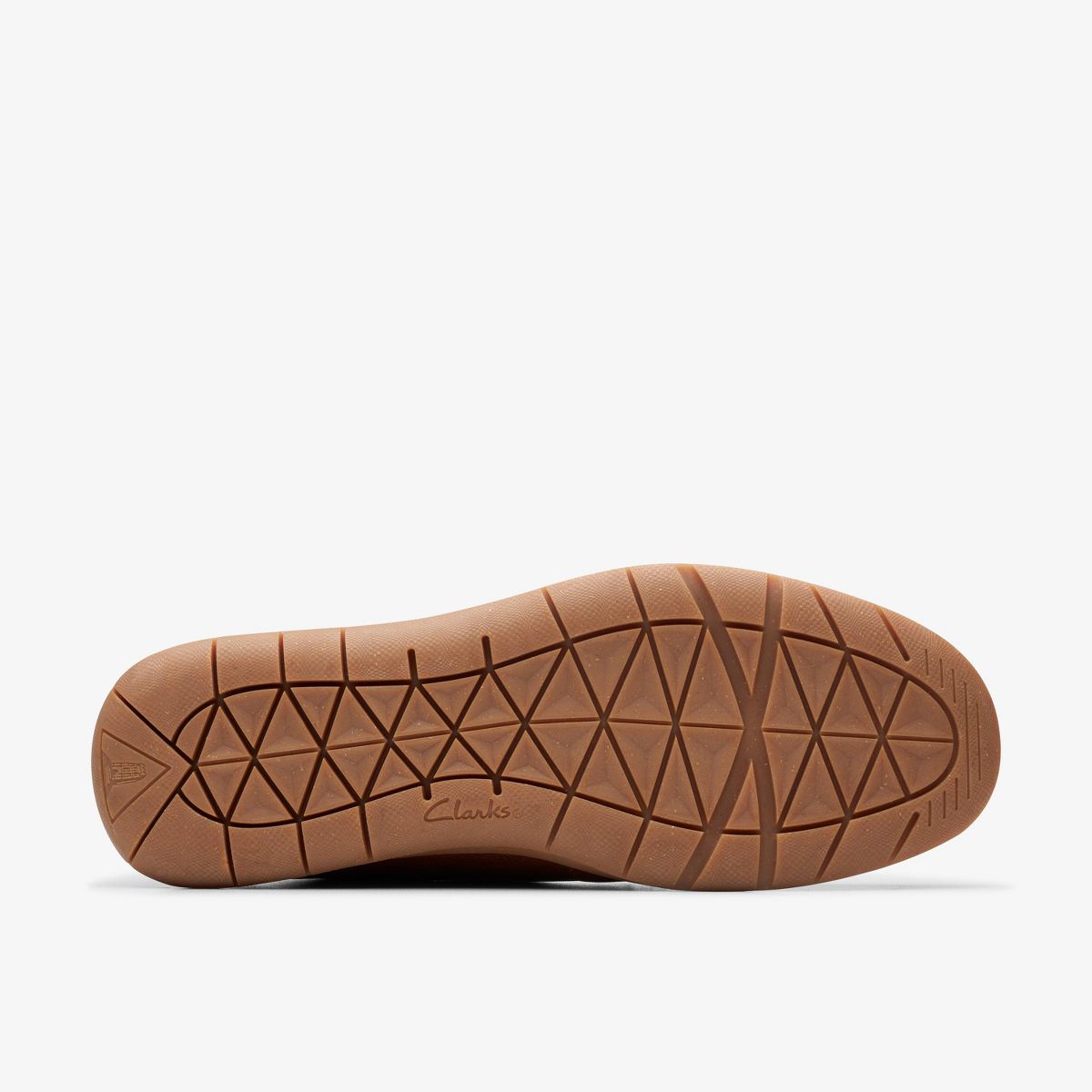 Clarks Mens Flexway Step Light Brown Leather Shoes - thumbnail 3