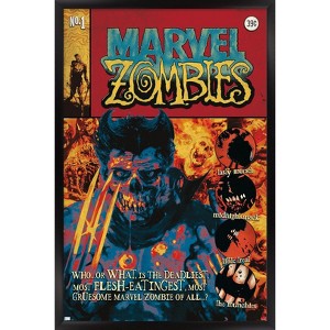 Trends International Marvel Zombies - Most Gruesome Marvel Zombie Of All Framed Wall Poster Prints - 1 of 4