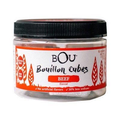 Bou Brands Gluten Free Beef Bouillon Cubes - 2.53oz/6ct