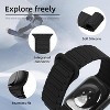 HTUTWOO Magnetic Silicone Compatible with Apple Watch Band Ultra 2 ＆Ultra 49mm 46mm 45mm 44mm 42mm 41mm 38mm for Woen men - 2 of 4