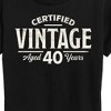 Women's - Instant Message - Certified Vintage 40 Short Sleeve Graphic T-Shirt - 2 of 4