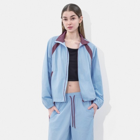 Wild Fable Women's Track Jacket - Wild Fable™ Blue M