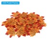 Unique Bargains Wedding Party Thanksgiving Halloween Decoration Autumn Artificial Maple Leaves - 3 of 4