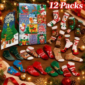 AH MURDERZ AMZ SOCKS 6足セット 新品 Joyfy 2026 Christmas Advent Calendar - 12 Days of Cozy Holiday