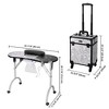 Byootique Manicure Table Nail Desk & Rolling Makeup Train Case Kit - 4 of 4
