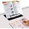 Metal Book Stand Adjustable Book Holder for Reading, Sturdy & Durable for Cookbooks, Textbooks, Magazines on Counter - 3 of 4