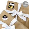 Big Dot of Happiness Colorful Mardi Gras Mask - Assorted Masquerade Party Gift Tag Labels - To and From Stickers - 12 Sheets - 120 Stickers - 2 of 4