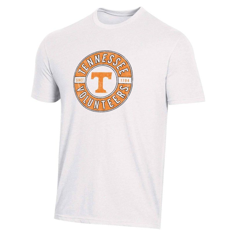 NCAA Tennessee Volunteers Men&#39;s White Biblend T-Shirt, 1 of 4