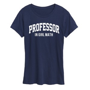 Women's - Instant Message - Professor In Girl Math Short Sleeve Graphic T-Shirt - 1 of 4