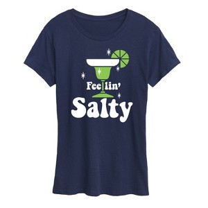 Women's - Instant Message - Feelin Salty Short Sleeve Graphic T-Shirt - 1 of 4