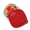 Rubbermaid TakeAlong 11.7 Cup Plastic 2pk Large Square Food Storage Container Clear: Microwave & Freezer Safe - 3 of 4