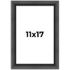 PosterPalooza | Refined Black Picture Frame - UV Acrylic, Foam Board Backing, Hanging Hardware - 2 of 4