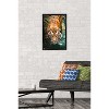 Trends International Tiger - Water Framed Wall Poster Prints - 2 of 4