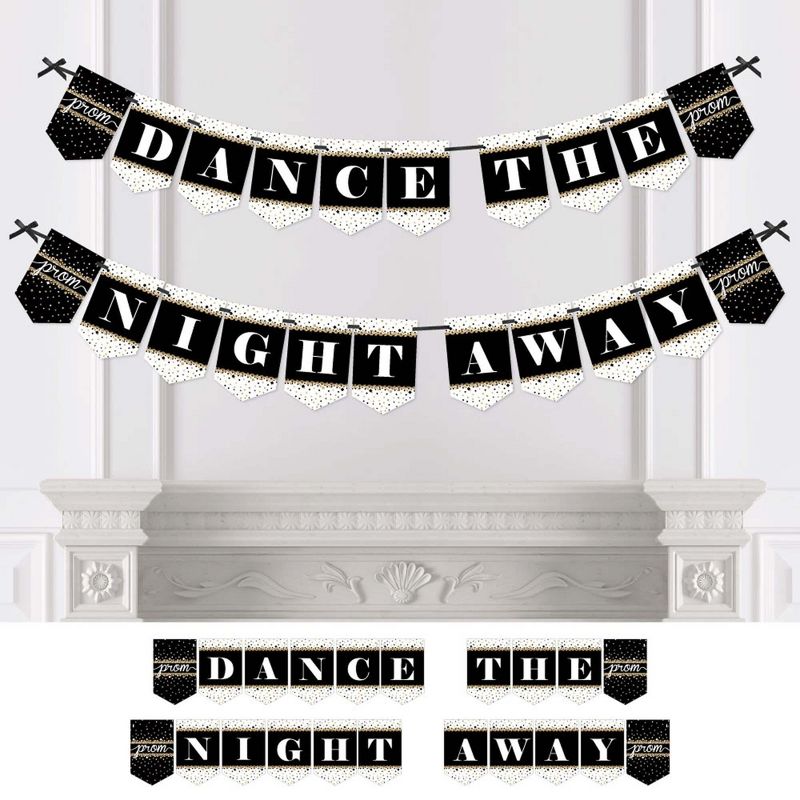 Big Dot of Happiness Prom - Prom Night Party Bunting Banner - Party Decorations - Dance The Night Away, 1 of 5
