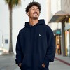Dalix Astronaut Embroidery Relaxed Hoodie Soft Fleece Sweatshirt Drawcord Fit Lounge Mens - 4 of 4