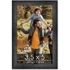 PosterPalooza | 3.5x5 Wide Barnwood Picture Frame, UV Acrylic, 6 Finishes - Grey, Brown, White, and Black - 2 of 4