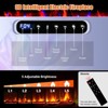 Electric Fireplace,Smart WiFi Electric, Remote Control & App,Adjustable Flame Effects,Recessed or Wall Mounted, 1500W Quartz Heater, and Low Noise - 3 of 4
