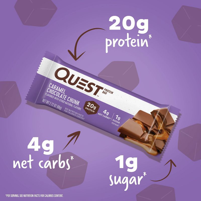 Quest Nutrition Protein Bar - Caramel Chocolate Chunk, 6 of 11