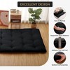 Floor Mattress Japanese Futon Mattress - Roll Up Portable Sleeping Pad for Guest Room, RV, Travel - 3 of 4
