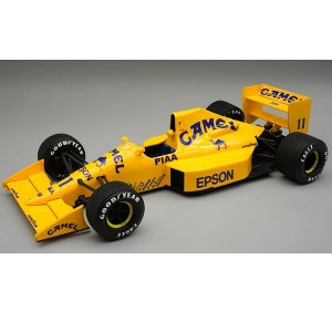 Lotus 101 #11 Nelson Piquet F1 "Canadian GP" (1989) "Mythos Series" with Display Case Limited Ed 1/18 Model Car by Tecnomodel - 1 of 3
