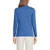 Lands' End Women's Relaxed Cotton Long Sleeve Mock Turtleneck - image 2 of 3