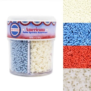 Mystic Sprinkles Americana Petite Sprinkle Assortment 3.6oz - 1 of 4