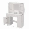 Vynxaria Smart Mirror Dressing Table with Storage - Elegant Vanity for Bedroom & Dressing Room - 4 of 4