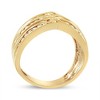 10K Yellow Gold Plated Silver 1 1/2 Cttw Diamond Channel Band Ring - 4 of 4