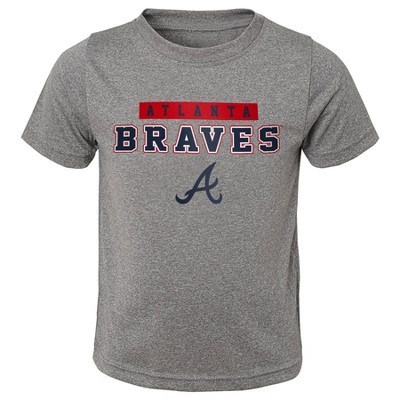 Atlanta Braves Shirt Mens Medium Gray TX3 Cool Polo Rugby Adult