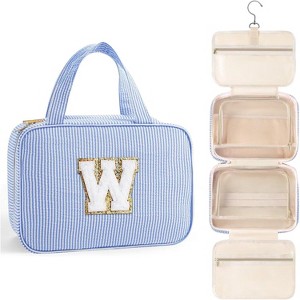 Toiletry Bag Men Hanging Compact Large Travel Initial Makeup for Women Teen - 1 of 4