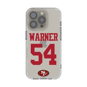 NFL San Francisco 49ers Players Game Tactic Clear Cell Phone Case for Apple iPhone - 1 of 4