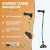 Swing Cane Ultimate Grip for Ultimate Support. Ergonomic Comfort, Designed for Stability, Built for Safety. Reliable Every Step of The Way. - 4 of 4